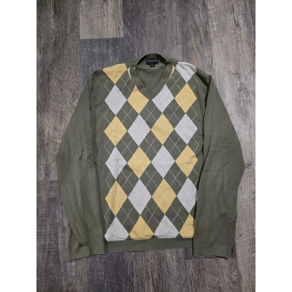 Banana Republic Green Preppy Sweater Size 2XL